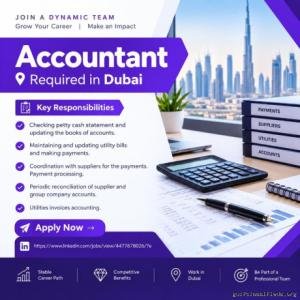 Accountant Required in Dubai