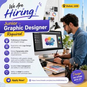 Junior Graphic Designer Required in Dubai