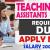 TEACHING ASSISTANTS REQUIRED IN DUBAI