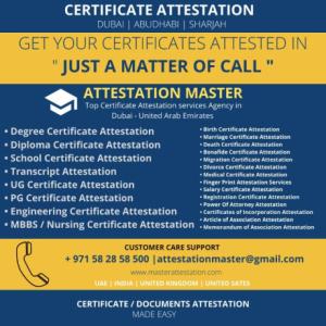 Certificate Attestation | Degree Certificates