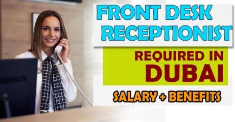 Front Desk Receptionist Required in Dubai