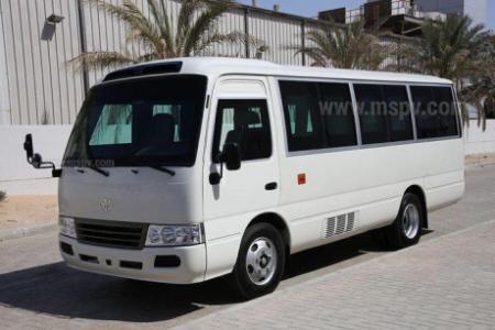 TOYOTA COASTER 30 SEATER BUS FOR RENT WITH DRIVER