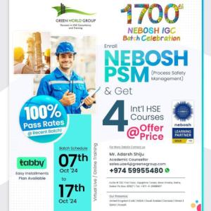 Advance Your Process Safety Journey with NEBOSH PSM in Qatar