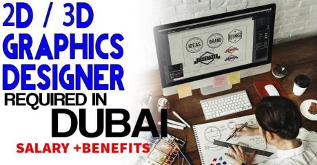 2D / 3D Graphics Designer for Events Company Required in Dubai