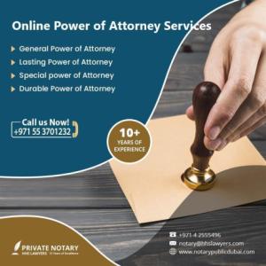 Online Power of Attorney Drafting and Notarization services