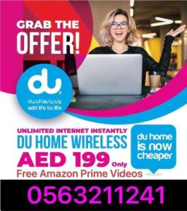 DU Home WiFi Free WiFi Router Dubai UAE
