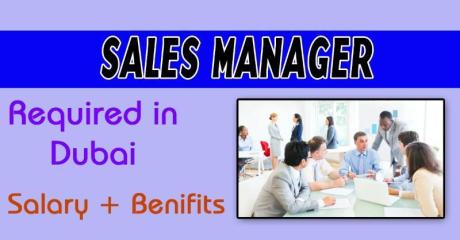 Sales Manager - Interior Design Required in Dubai