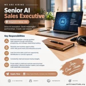Senior AI Sales Executive Required in Dubai