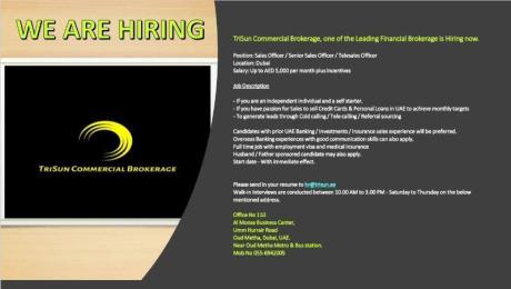 Sales Officer & Sr. Sales Officer