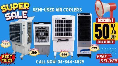 Evaporative air coolers for sales & rentals