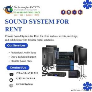How Does a Sound System for Rent Improve Presentations?
