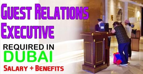 Guest Relations Executive Required in Dubai