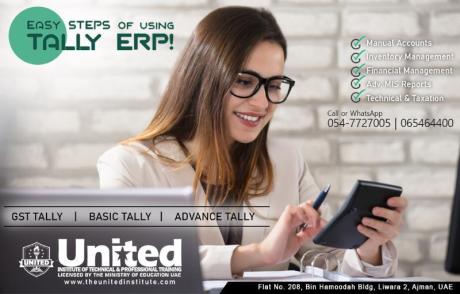 Tally@1200 Grab this offer with United Institute Call us 0547899234.