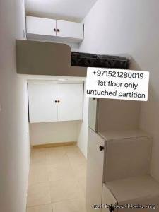 brand-new partition rooms in a brand-new apartment.
