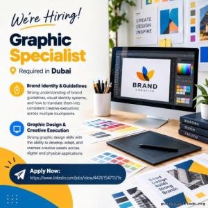 Graphic Specialist Required in Dubai