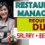 Restaurant Manager Required in Dubai