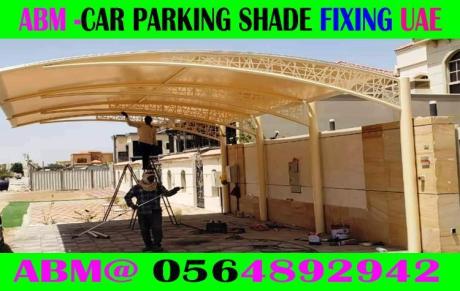 Modern Car Parking Shade Fixing in Dubai Ajman Sharjah