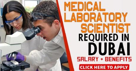 Medical Laboratory Scientist Required in Dubai