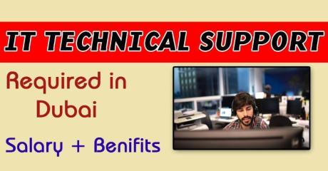 Information Technology Technical Support Required in Dubai