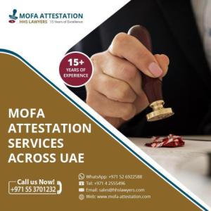 MOFA Attestation Services in Dubai