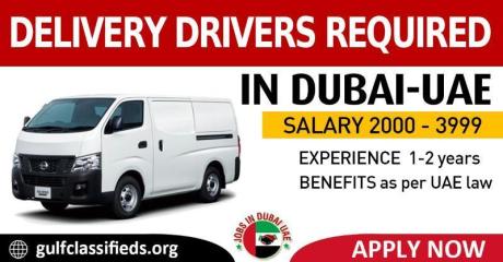 DELIVERY DRIVERS REQUIRED REQUIRED IN DUBAI