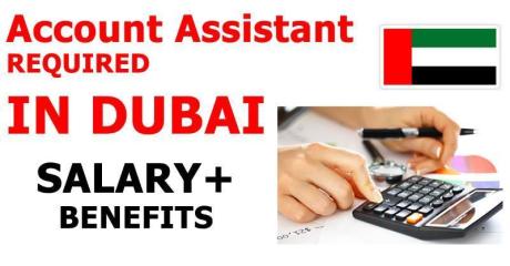 Account Assistant REQUIRED IN DUBAI