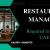 Restaurant Manager Required in Dubai