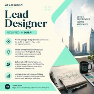 Lead Designer Required in Dubai