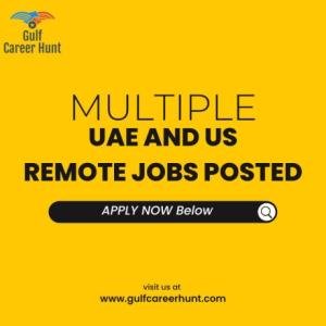 14x NEW Jobs Posted for UAE and US REMOTE location