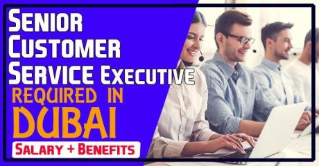 Senior Customer Service Executive Required in Dubai