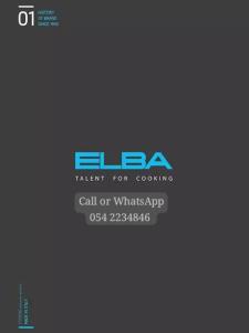 ELBA service center Dubai / call or WhatsApp 054 2234846
