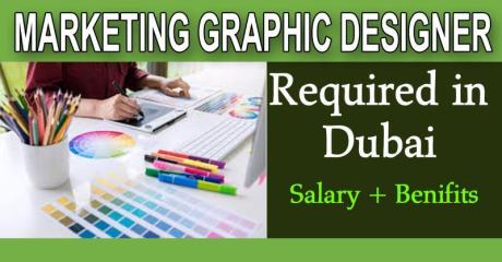 Marketing Graphic Designer Required in Dubai