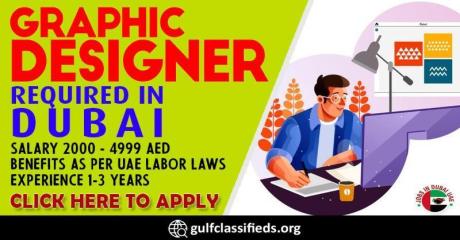 GRAPHIC DESIGNER REQUIRED IN DUBAI