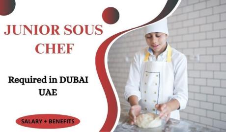 Junior Sous Chef Required in Dubai