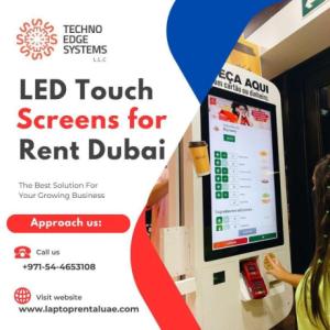 Where to Rent LED Touch Screens in Dubai?