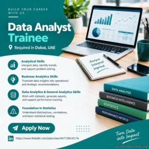 Data Analyst Trainee Required in Dubai