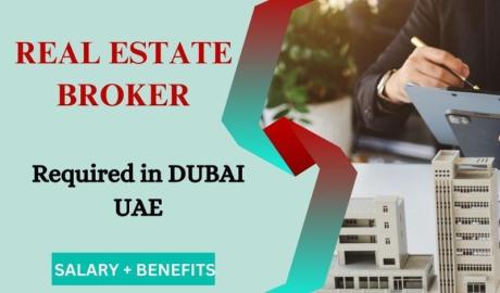 Real Estate Broker Required in Dubai