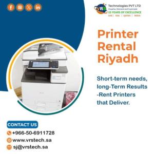 Where Can You Find Cost-Effective Printer Rentals in KSA?