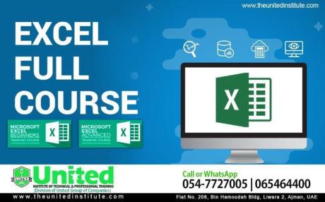 Advanced Excel @800 Grab this offer with United Institute Call us 0547899234