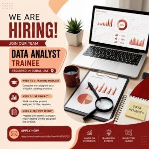 Data Analyst Trainee Required in Dubai