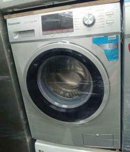 Panasonic washing machine 8 kg wash silver color latest new model Neat and clean