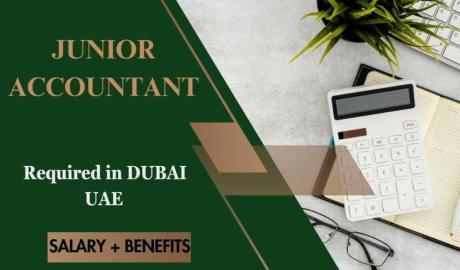 Junior Accountant Required in Dubai