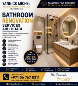 Bathroom Renovation Services Abu Dhabi