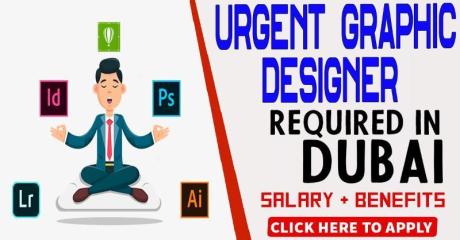 Urgent Graphic Designer Required in Dubai