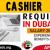 CASHIER REQUIRED IN DUBAI