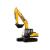 Features This excavator runs on a diesel engine and integrates ef