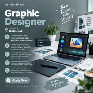 Graphic Designer Required in Dubai