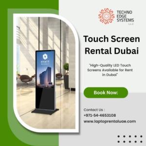Get the Best Touch Screen Rental for Short or Long Term