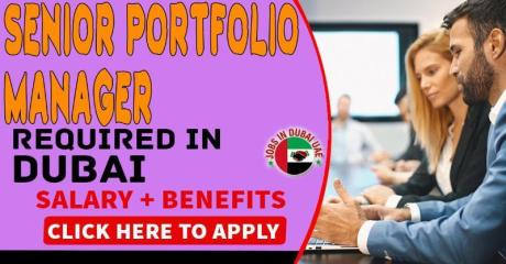 Senior Portfolio Manager Required in Dubai