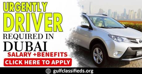 URGENTLY DRIVER REQUIRED IN DUBAI